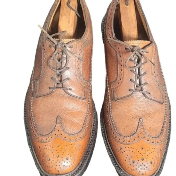 Vintage Florsheim Imperial V Cleat Men’s Shoes Size 10 1/2 C SB1 - Picture 11 of 13